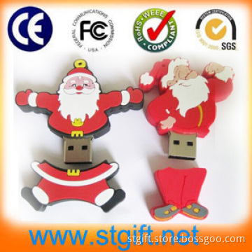 Free Shipping! ! ! New Year Christmas Gift Santa Claus 16GB USB Memory Flash Drive High Speed
